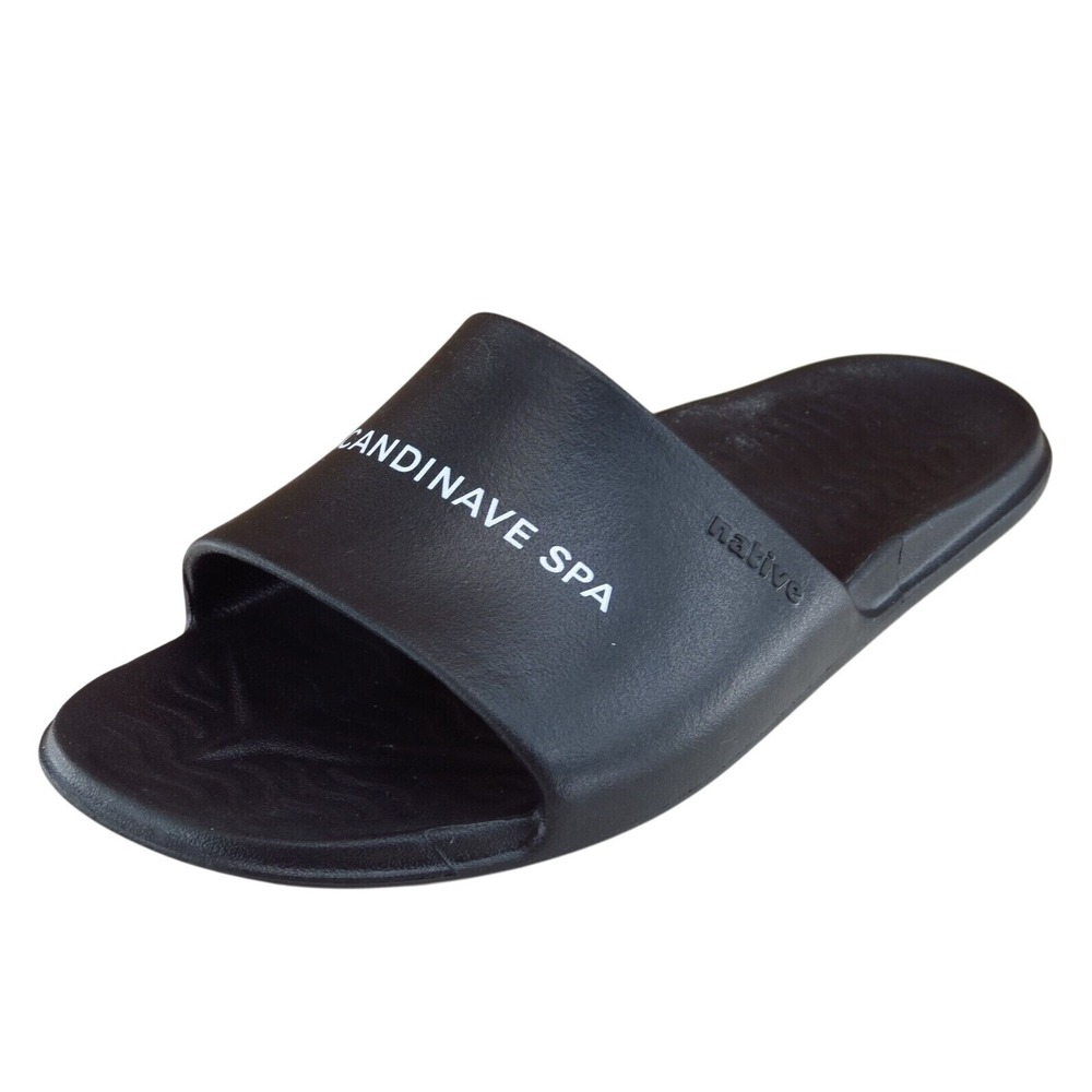 Native‎ Size 9 Sandal Slide Black Synthetic Women M